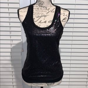 Express sequin tank top